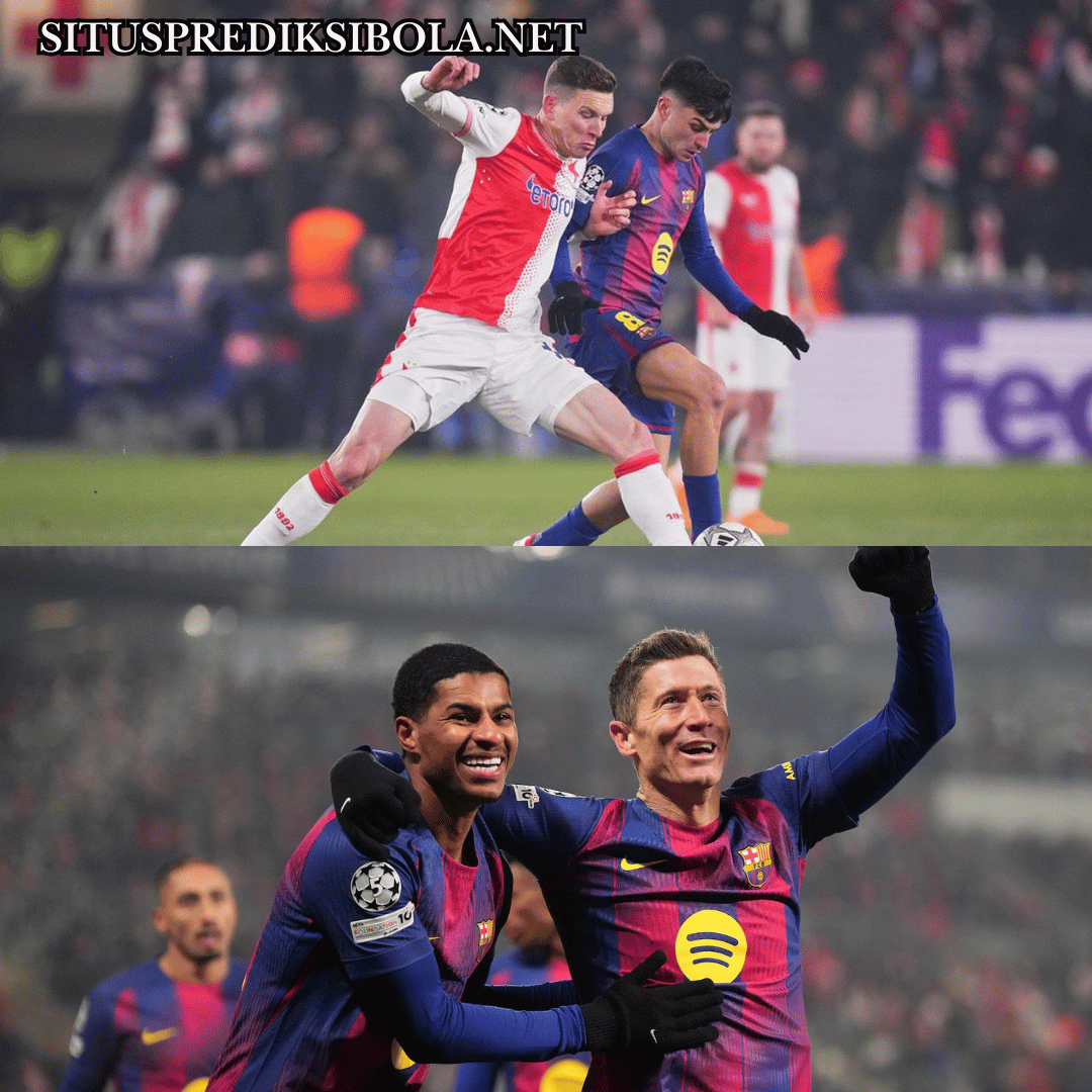 Slavia Praha vs Barcelona 2-4: Blaugrana Tampil Efektif!