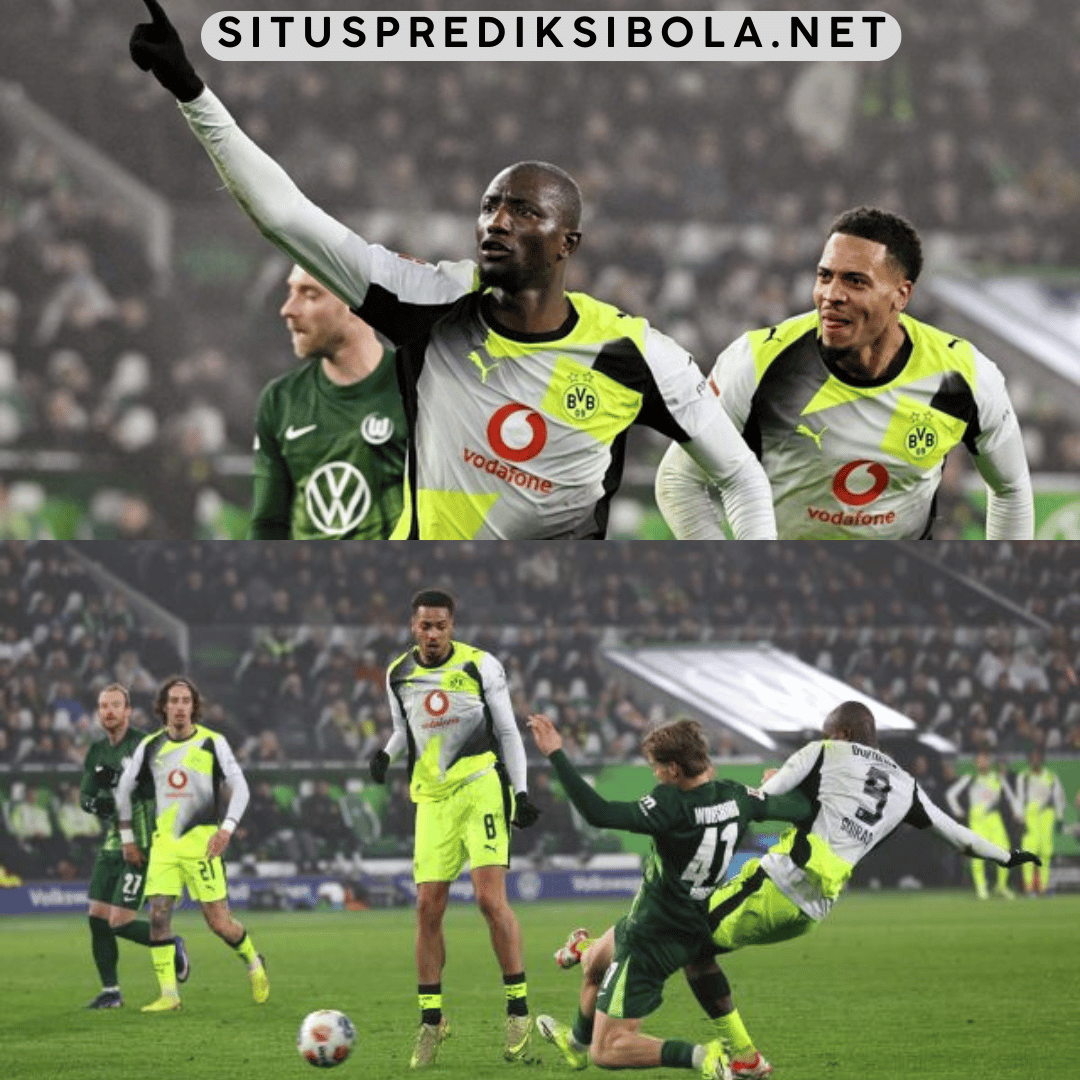 Wolfsburg vs Dortmund: Die Borussen Menang 2-1 di Bundesliga